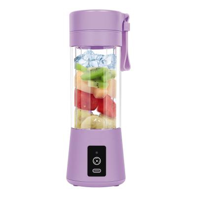 China Car Christmas Gift Mini Smoothie Blender 380ml USB Rechargeable Personal Portable Blender for sale