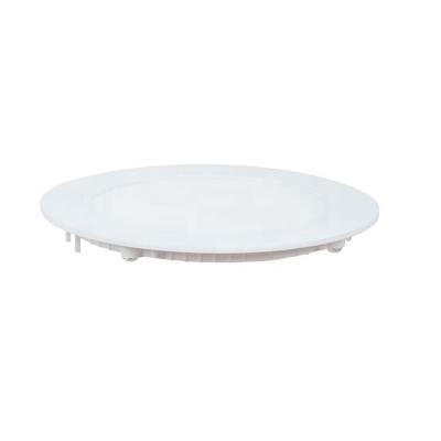 China Industrial white slim round frame hid light 12W dimmable mounted led panel for ceiling for sale