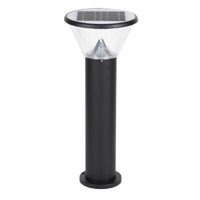 China Garden Wholesale New OEM Design Led Classic Solar Powered Standing Garden Light Lamp Outdoor for sale