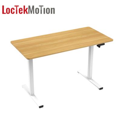 China Cost-competitive modern ergonomic adjustable crank handle full height adjustable standing desk LoctekMotion HT150-2P4824 (height) for sale