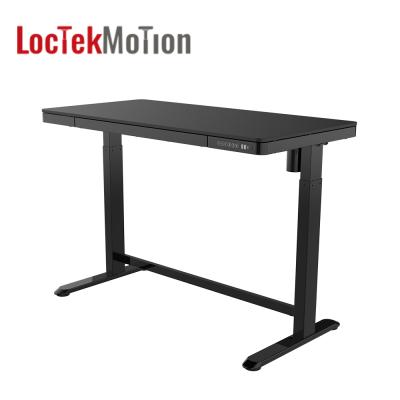 China (Size) Modern Electric Adjustable Desk LoctekMotion ET118W-N Office Home Office Furniture Office Table Desks for sale