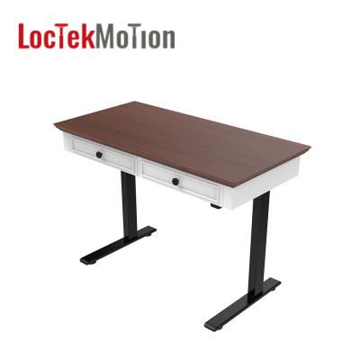 China (Height)Adjustable Ergonomic Fashionable Desk Stand Up Desk Height Adjustable Desk With Drawers LoctekMotion EHD108E for sale