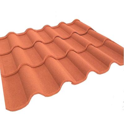 China High quality modern villa roof top design modern stone coated sheet building material metal steel roofing roof tiles for sale