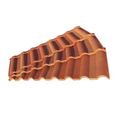 China Modern Stone Coated Roofing Metal Tile Steel Roofing Tile , Building Material Made in China for sale