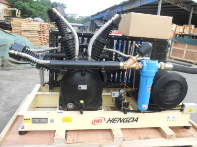 China High Pressure Piston Air Compressor Booster Compressor With Big Air Flow for sale