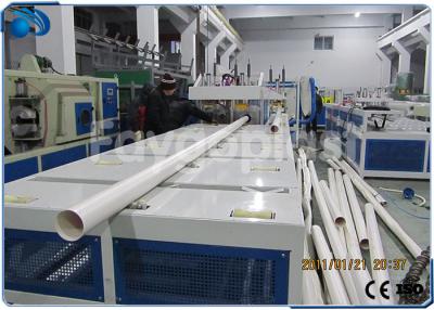 China 75~250mm PVC-Rohr-Produktionsmaschine mit elektrischer Steuerung Siemens PLC zu verkaufen