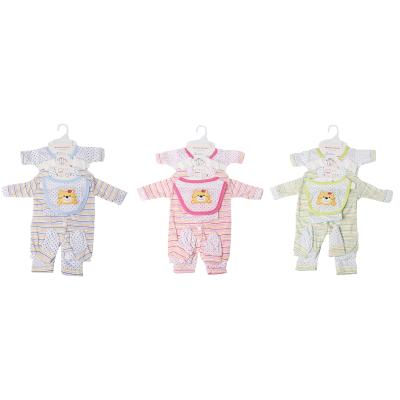 China Newborn Baby Cotton Cartoon Baby Clothes Kids Underwear Breathable Full Sleeve Suit for sale