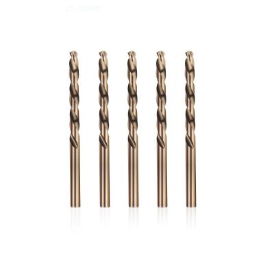 China Hot Selling Iron HSS M35 Cobalt 1-13MM Cobalt 1-13MM 25PCS Parallel Metal Leg Twist Drill Bit Set for sale