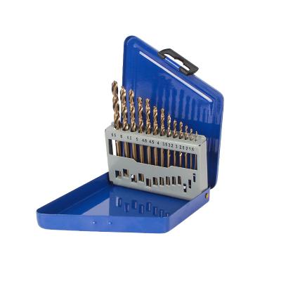 China High Quality Iron HSS Stainless Steel Drill Bit Bit Twist Drill Set With Round For Metal Hard Drilling for sale