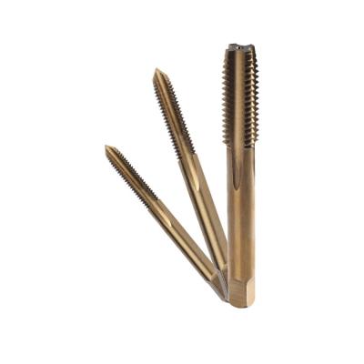 China Metal Drilling Made China Top Quality Pipe Thread M35 Straight Spline Screw HSS M3 Taps Drills for sale