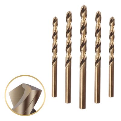 China Iron Hss M35 Cobalt 5% Stainless Steel/Steel/Metal Twist Drill With Straight Shank Twist Drill Carbide Drill Bits for sale