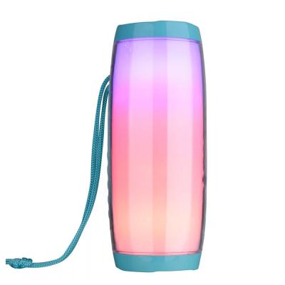 China TG157 Function Phone Color LED Light Outdoor Waterproof Subwoofer Bass Wireless Speaker with Microphone TF FM USB Flash Drive for sale