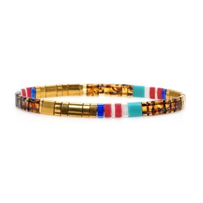 China The CLASSIC High Quality Tila Bracelet Fashion Colorful Personality Shinny Friendship Bracelets Femme for sale