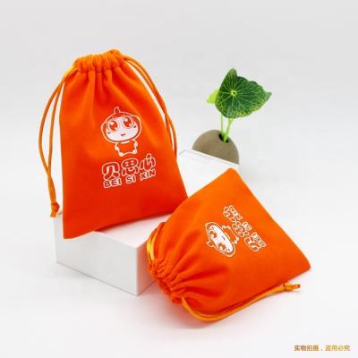 China Hot Selling Cheap Accessory Orange Pile Bag Drawstring Bag Arcade Game Accessory Bag for sale