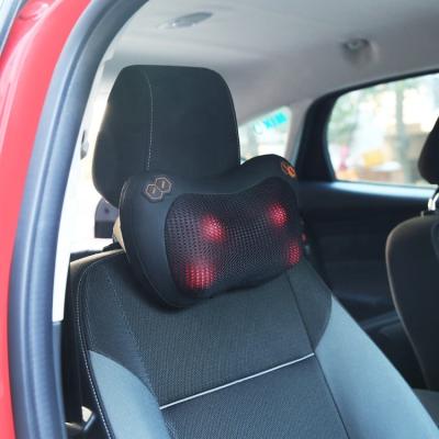 China New Body Style Mini Car Use Relax Shiatsu Smart Rest Wrap Neck And Back Massager Pillow for sale