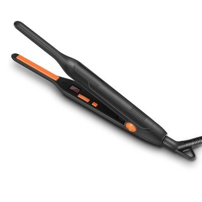 China Auto cut small flat iron hair for short, temperature adjustable pencil flat iron, ceramic flat iron hair straightener for sale