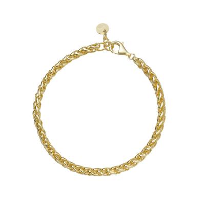 China FASHIONABLE Creative 18K Gold Plated 925 Sterling Silver Chain Ankle Gold Bracelet Foot Jewelry For Women for sale