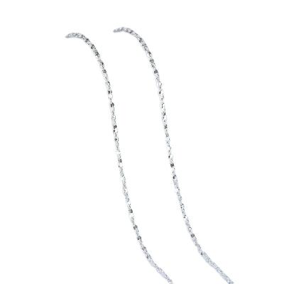 China FASHIONABLE Wholesale White Gold Plated 925 Sterling Silver Gypsolhila Sweater Chain Necklace for sale