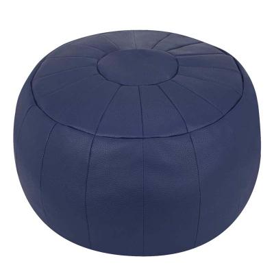 China Pouf Sofa Tissu Modern Velours Moroccan Storage Leather Moroccan Ottoman Pouf for sale