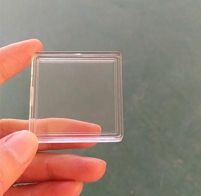 China Handmade Acrylic 40*40mm Square Case For Silver Bullion Bar Coin for sale