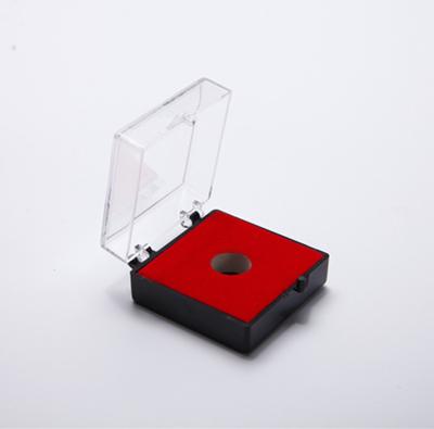 China Handmade Plastic Coin Display Box Enamel Pin Pins Packing Box for sale