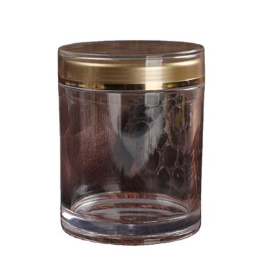 China Plastic Food Container 380ml 500g Honey Jar Tea Coffee Candy Storage Jar for sale