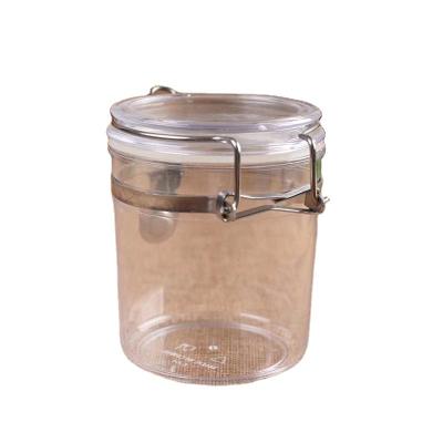 China Airtight Food Clear Plastic Food Storage Container / Jar / Box / Canister With Clip Lid zu verkaufen