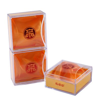 China Handmade Square Ginseng Plastic Care Box Healthy Food Crate for sale