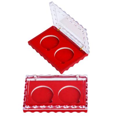 Cina Two Coin Storage Plastic Display Box in vendita