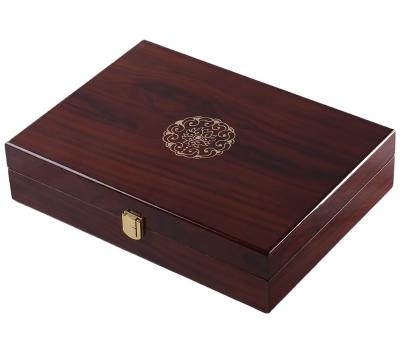 Chine Handmade Hot Selling Luxury Wooden Gift Box With Flocking Inside à vendre