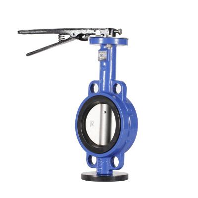 China OEM DN50 General Water Wafer Butterfly Valve, Ductile Cast Iron Stainless Steel Butterfly Valve for sale