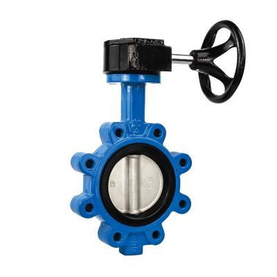 China General 12 Inch 20 A216 Wcb Cf8 Ebro Disc For Cement Silo Butterfly Valve Gearbox for sale