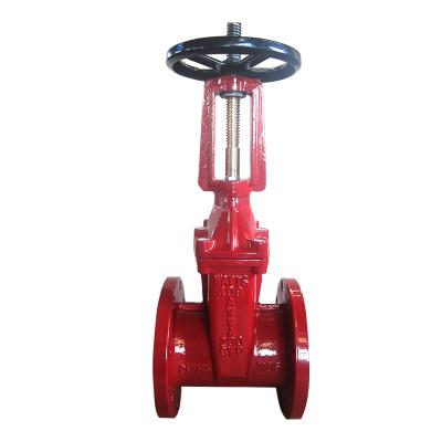 China General Factory DN200 Gate Valve Russia GOST Standard Direct Cast Iron Stem Rising Price List for sale