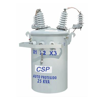 China China Power Supply Oil Single Phase Transformer 100KVA 34.5kv 240/480V Pole Mounted Transformer for sale