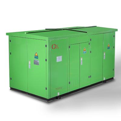 China Prefabricated 630kva Electronic Compact Substation With Complete Transformer for sale