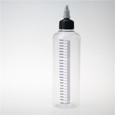 China Cosmetic Twist Off Cap Bottle E Packaging Twist Plastic Bottle for sale