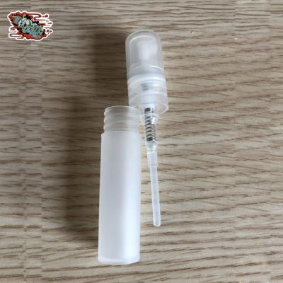 China Small Cosmetic Spray Bottle Mist Spray Perfume Bottle Frosted Clear Color for sale