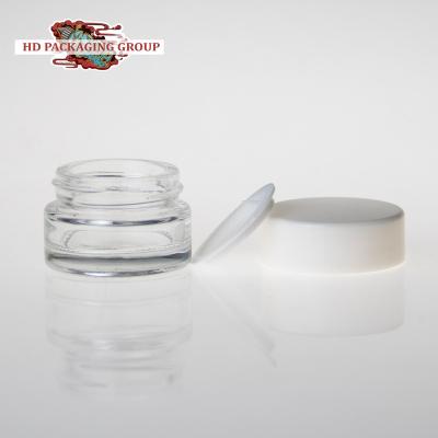 China 30g 50g 100g Cosmetic Glass Jar With Screw Lid Face Cream Jar for sale