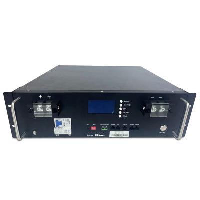 China Stackable With Indicator Light Wholesale Price 48V 51.2V 100Ah 200Ah Lithium Pack Akku Server Rack Lifepo4 Battery With Bms for sale