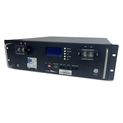 China Rack Mount With Indicator Light 10Kwh 48V 100Ah 200Ah 24V Lithium Pack Akku Rack Lifepo4 With Bms for sale