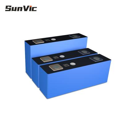 China Toys Sunvic 3.2V 3.7V 100Ah 150Ah Prismatic Flat Terminal Lifepo4 Phosphate Iron Ion Battery Cells Bak Lithium Cell for sale