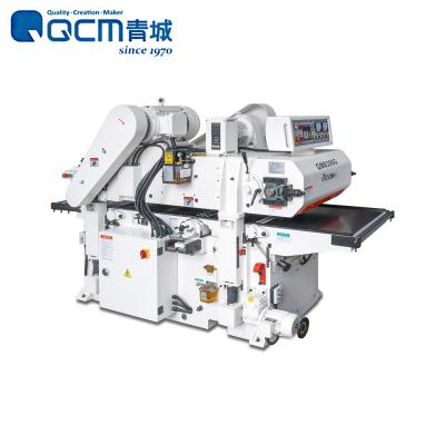 China Hot Sale QCM QMB206G Woodworking Planer Dual Side Bilateral Wood Planing Machine for sale