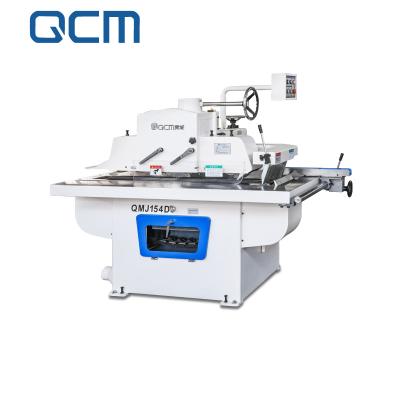 China VERTICAL Hot Sale QCM QMJ154D Automatic Wood Single Blade Ripping Saw For Cutting Lumber for sale