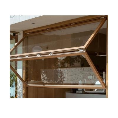 China Deda Aluminum Glass Screen Low Price Large Patio Manual Vertical Folding Windows for sale