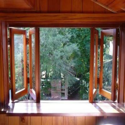 China Best Quality Bi Folding Aluminum Window Folding Fold Sliding Balcony Window Screen Door Vertical Folding Glass Window for sale