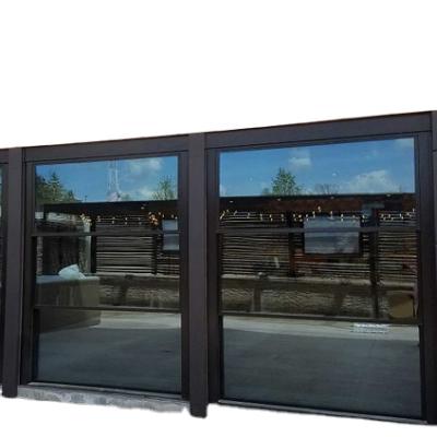 China Good Quality American Style Automatic Vertical Sliding Window Down Sliding Windows for sale