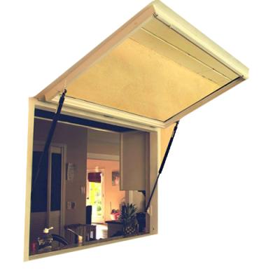 China Magnetic Screen Deda Aluminum Facilitate Manual Out Flip Window Glass for sale