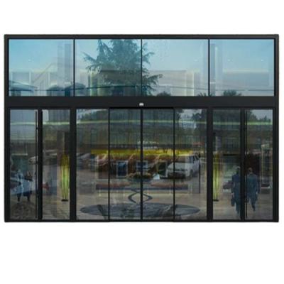 China Deda Open Office Building Office Building Waterproof Aluminum Glass Automatic Induction Remote Control Door for sale