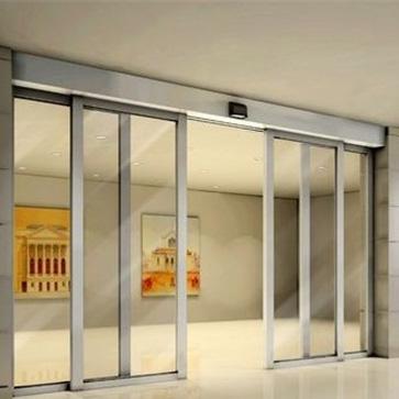 China Deda Aluminum Alloy Commercial Door Frame Windproof Large Color Can Customize Automatic Induction Sliding Door for sale