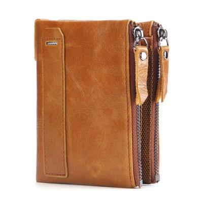 China Hot Sale Vintage Amazon RFID Stock Men's Leather Rfid Wallet Wallet Manufacturer for sale